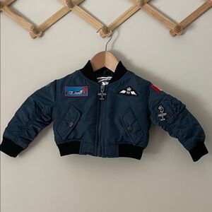 Kids Up and Away Royal Canadian Air Force junior flight Jacket. Size 12 months